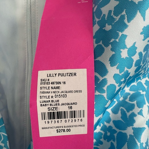 Lilly Pulitzer Blue Floral Mini Dress - Picture 5 of 9